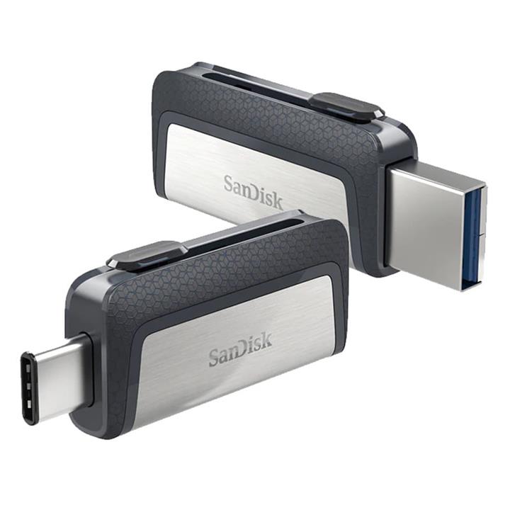 فلش اوتی جی ۶۴ گیگ سن دیسک Ultra Dual Drive OTG Type-C